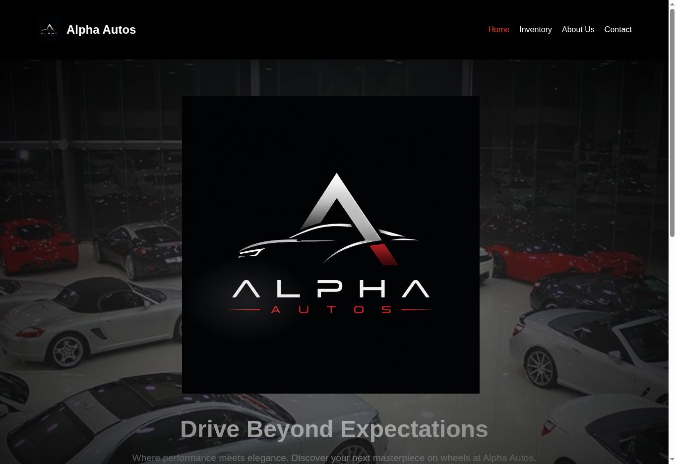 Website-Vorschau von Alpha Autos
